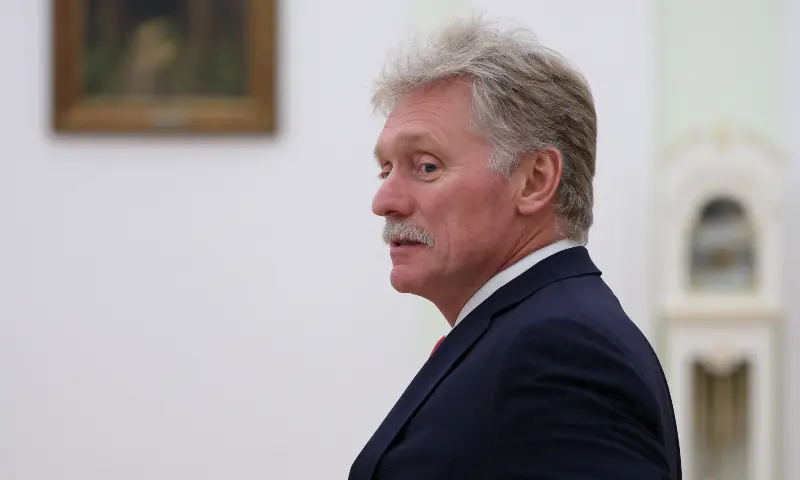 Kremlin spokesman Dmitry Peskov waits before a meeting between Russia&rsquo;s president and Ethiopia&rsquo;s prime minister in Moscow, on September 25, 2025. &mdash; AFP