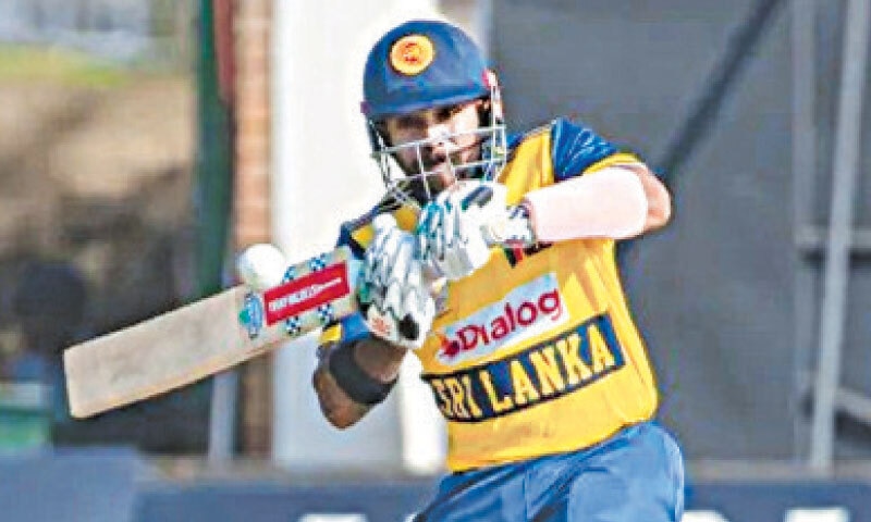 HARARE: Sri Lankan opener Kusal Mendis pulls during the first Twenty20 International against Zimbabwe at the Harare Sports Club on Wednesday.—courtesy Zimbabwe Cricket HARARE: Sri Lankan opener Kusal Mendis pulls during the first Twenty20 International against Zimbabwe at the Harare Sports Club on Wednesday.—courtesy Zimbabwe Cricket