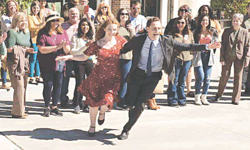 Tom Hiddleston and Annalise Basso in The Life of Chuck | Studio Canal