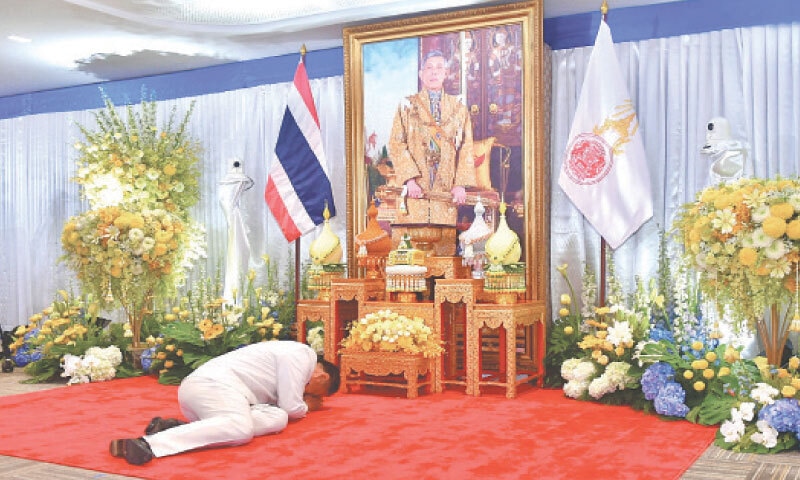 BANGKOK: Ceremony to receive the Royal Command appointing Anutin Charnvirakul as the prime minister of Thailand on Sunday.&mdash;Reuters