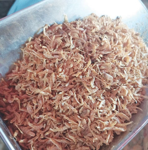 Small dried shrimps | Photos by the writer
