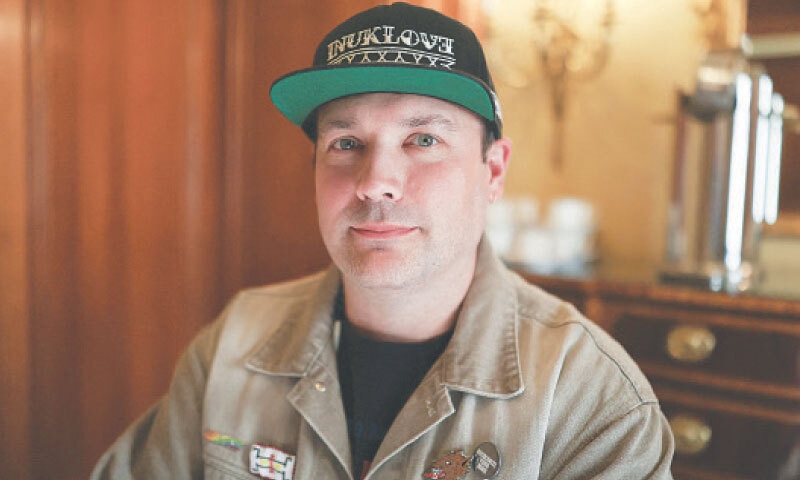 INDIGENOUS film director Bretten Hannam poses for a picture after an interview at Fairmont Royal York hotel in Toronto.—Reuters INDIGENOUS film director Bretten Hannam poses for a picture after an interview at Fairmont Royal York hotel in Toronto.—Reuters