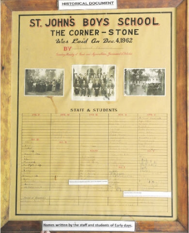 The first attendance sheet of students enrolled in the school on December 4, 1962. Pictures of students and faculty members are also seen.