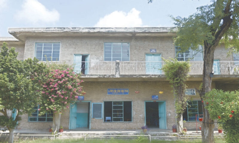 Classrooms in the old building of the school. &mdash; Photos by Mohammad Asim