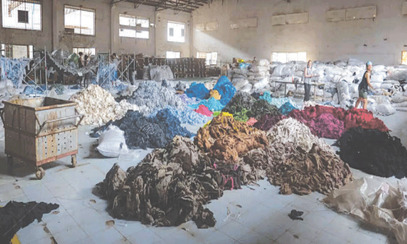 Textile and fashion industry waste ultimately flows into the Arabian Sea.&mdash;AFP/file
