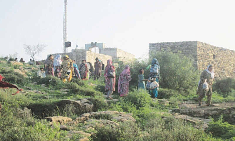 Visitors seen at the Chilagah. &mdash; Photos by the writer