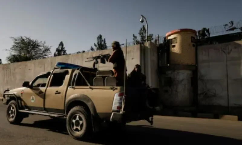 Taliban fighters ride on the back of a pickup truck as they patrol along a road in Kabul, Afghanistan October 23, 2021. — Reuters/Zohra Bensemra Taliban fighters ride on the back of a pickup truck as they patrol along a road in Kabul, Afghanistan October 23, 2021. — Reuters/Zohra Bensemra