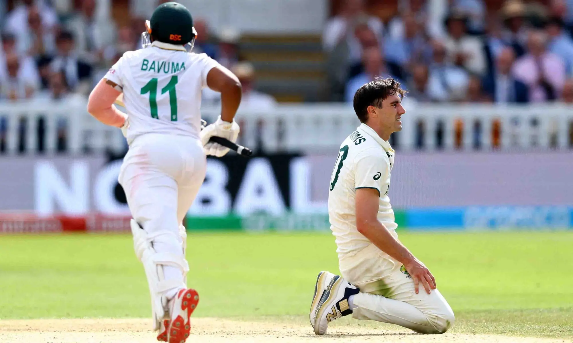 Australia&rsquo;s Pat Cummins reacts during the 2025 ICC World Test Championship Final between South Africa and Australia at the Lord&rsquo;s Cricket Ground, London on June 13, 2025. &mdash; Reuters