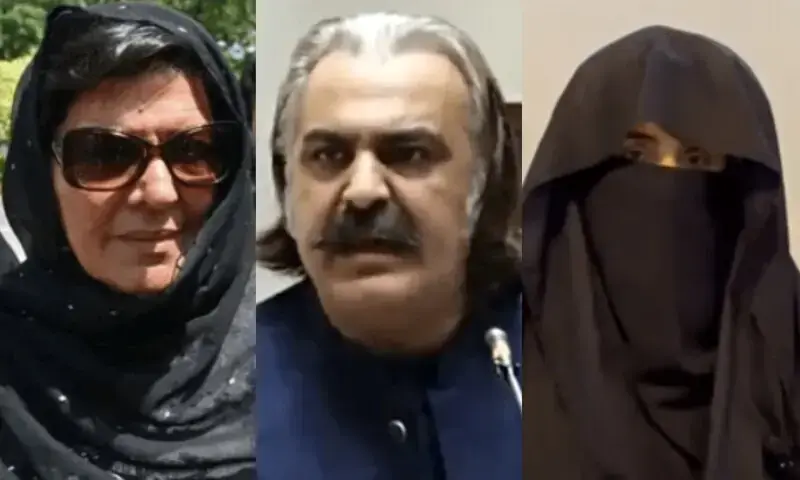 علیمہ اور بشریٰ بی بی اختلافات رکھتی ہیں لیکن وزیراعلیٰ کی تبدیلی پر دونوں متفق تھیں— فائل فوٹو: ڈان نیوز