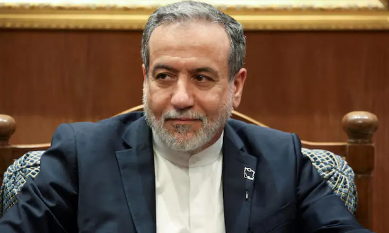 Iranian Foreign Minister Abbas Araqchi meets with Lebanese Parliament Speaker Nabih Berri (unseen), in Beirut, Lebanon, on June 3, 2025. &mdash; Reuters/File Photo