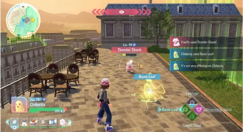 A screenshot of gameplay from Pokemon Legends: Z-A. &mdash; Screengrab via Pokemon Legends official website