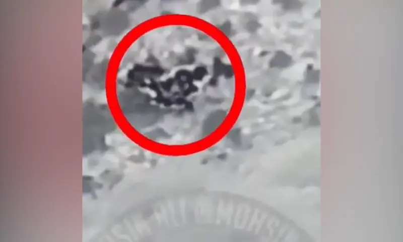 A screengrab from a video shared by state broadcaster PTV News on social media platform X in which it reported that the Pakistan Army killed militants in Mohmand. &mdash; Screenshot courtesy PTV News/X