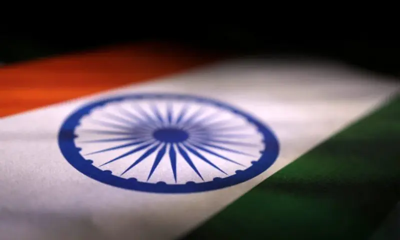 Indian flag is seen in this illustration taken April 25, 2025. &mdash; Reuters/File