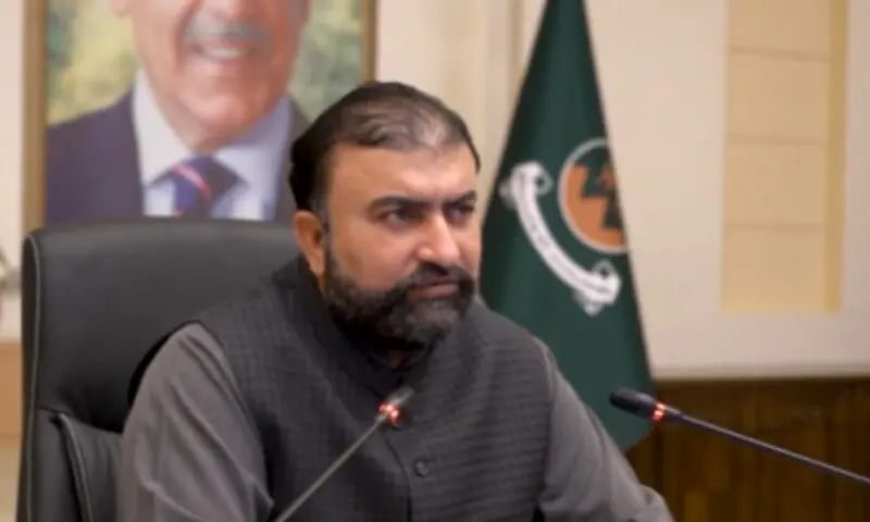 Screengrab of Chief Minister of Balochistan Sarfraz Bugti chairing a cabinet meeting, on October 16. &mdash; @dpr_gob on X