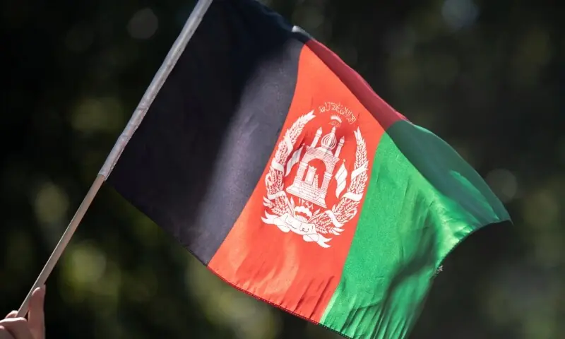 This image show Afghanistan&rsquo;s flag. &mdash; Reuters