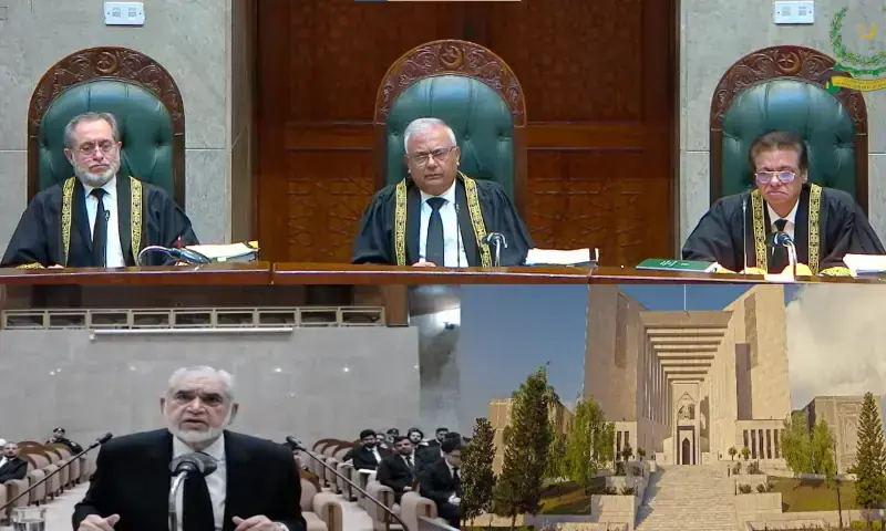 &mdash;فوٹو: اسکرین گریب/سپریم کورٹ یو ٹیوب چینل