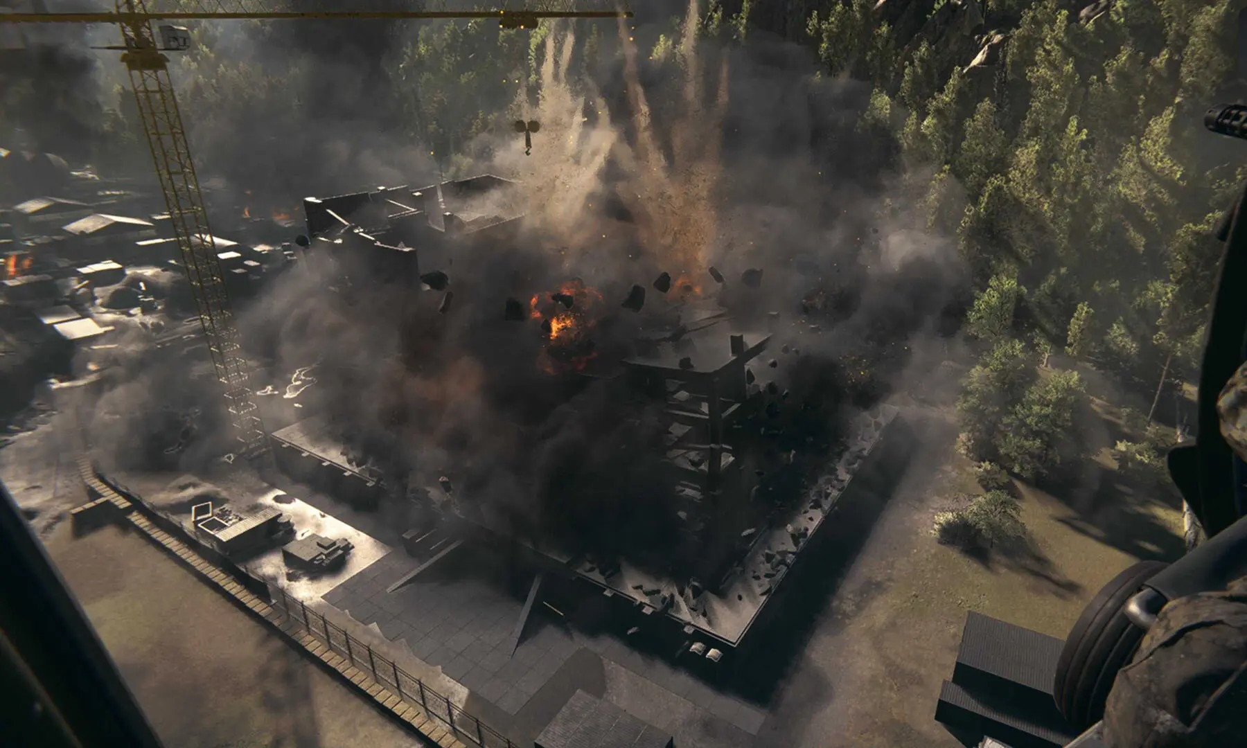 A screenshot of the destructible environments in Battlefield 6. &mdash; Screengrab by author