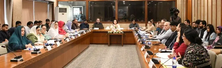 The National Assembly&rsquo;s Standing Comm&shy;ittee on Climate Change and Environ&shy;mental Coordination meets in Islamabad on October 22. &mdash; Photo courtesy NA website