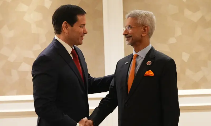 United States Secretary of State Marco Rubio meets with India&rsquo;s Foreign Minister Subrahmanyam Jaishankar in Kuala Lumpur, Malaysia on October 27, 2025. &mdash; X/DrSJaishankar