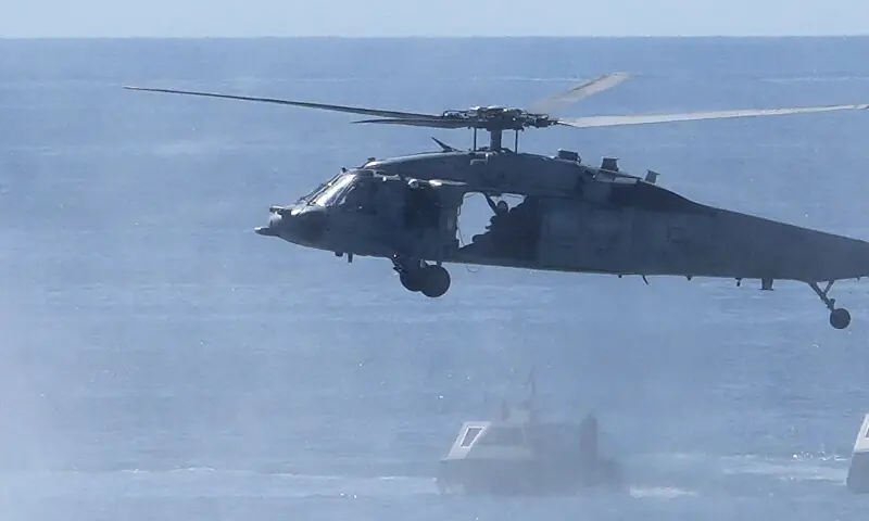 Navy Seals jump into the water during an amphibious capabilities demonstration as US Vice President JD Vance and US Second Lady Usha Vance visit, on Red Beach at Camp Pendleton, California, on October 18. —AFP/File Navy Seals jump into the water during an amphibious capabilities demonstration as US Vice President JD Vance and US Second Lady Usha Vance visit, on Red Beach at Camp Pendleton, California, on October 18. —AFP/File