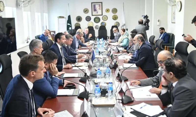 Commerce Minister Jam Kamal meets with European Parliament on Development on October 27. — Photo courtesy PID Commerce Minister Jam Kamal meets with European Parliament on Development on October 27. — Photo courtesy PID