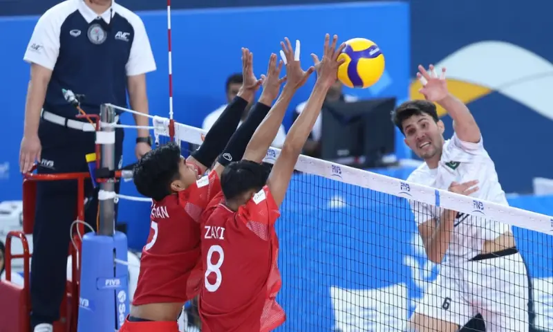 Pakistan defeated Indonesia 3-1 to make the boys volleyball finals at the Asian Youth Games. &mdash;  Photo via Instagram/bayg.bh