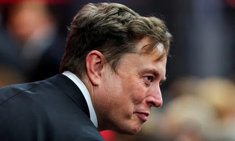 In this file photo, Tesla CEO Elon Musk attends a memorial service for slain conservative commentator Charlie Kirk at State Farm Stadium, in Glendale, Arizona, US, September 21, 2025. &mdash; Reuters/File