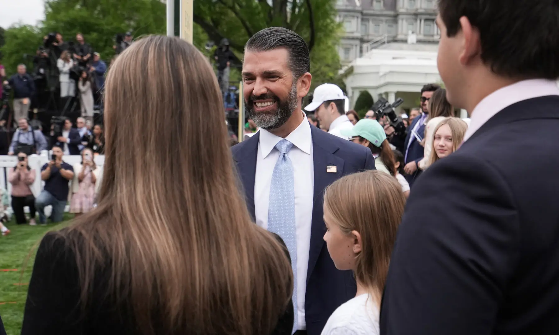 Donald Trump Jr. attends the annual White House Easter Egg Roll event, on the South Lawn of the White House in Washington, D.C, US, on April 21, 2025. — Reuters/File