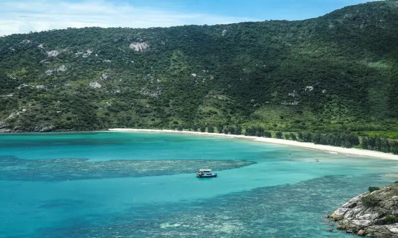 لیزرڈ آئی لینڈ 80 ہزار آسٹریلین ڈالر کے عوض ٹوور کروانے والے کُروز کا پہلا پڑاؤ تھا۔
—فوٹو: اے ایف پی لیزرڈ آئی لینڈ 80 ہزار آسٹریلین ڈالر کے عوض ٹوور کروانے والے کُروز کا پہلا پڑاؤ تھا۔
—فوٹو: اے ایف پی