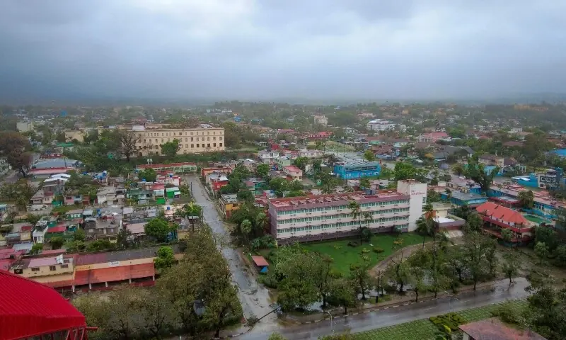 View after the passage of Hurricane Melissa in the city of Santiago de Cuba, Cuba, on October 29. — AFP