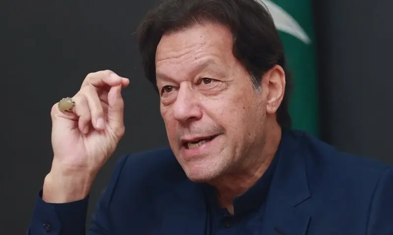 A file photo of PTI founder Imran Khan. &mdash; Photo courtesy PTI via X/File