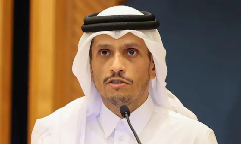 Qatar’s Prime Minister and Foreign Minister Sheikh Mohammed Bin Abdulrahman al-Thani speaks at a joint press conference with the US secretary of state in Doha, Qatar, on June 12, 2024. — Reuters/File Qatar’s Prime Minister and Foreign Minister Sheikh Mohammed Bin Abdulrahman al-Thani speaks at a joint press conference with the US secretary of state in Doha, Qatar, on June 12, 2024. — Reuters/File