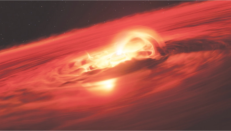 THE &lsquo;rogue&rsquo; planet is about five to 10 times more massive than Jupiter and doesn&rsquo;t orbit a star.&mdash;AFP