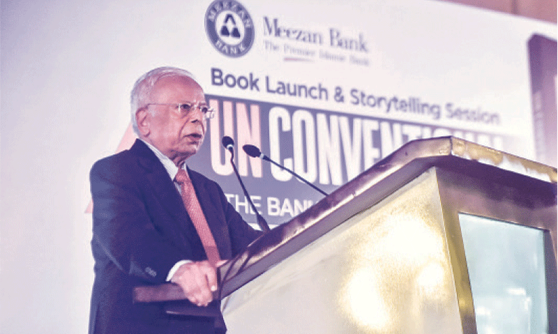 Former SBP governor Dr Ishrat Husain speaks at the event.
—Fahim Siddiqi / White Star Former SBP governor Dr Ishrat Husain speaks at the event.
—Fahim Siddiqi / White Star