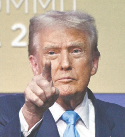  US President Donald Trump 