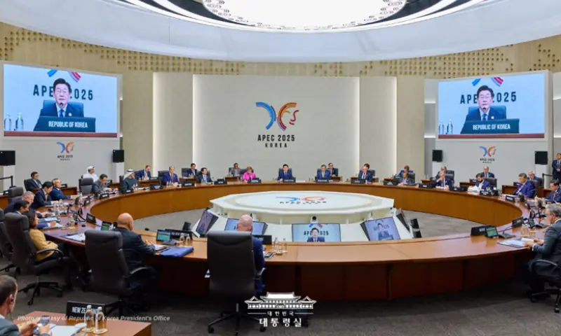 The Asia-Pacific Economic Cooperation (Apec) summit in Gyeongju, South Korea, on Nov 1, 2025. &mdash;  Apec website