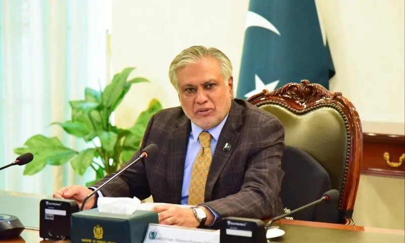 Deputy Prime Minister and Foreign Minister Ishaq Dar chairing a high-level inter-ministerial meeting to review the overall strategy for economic diplomacy and enhancing trade. Used for representation only. &mdash; X/ @ForeignOfficePk