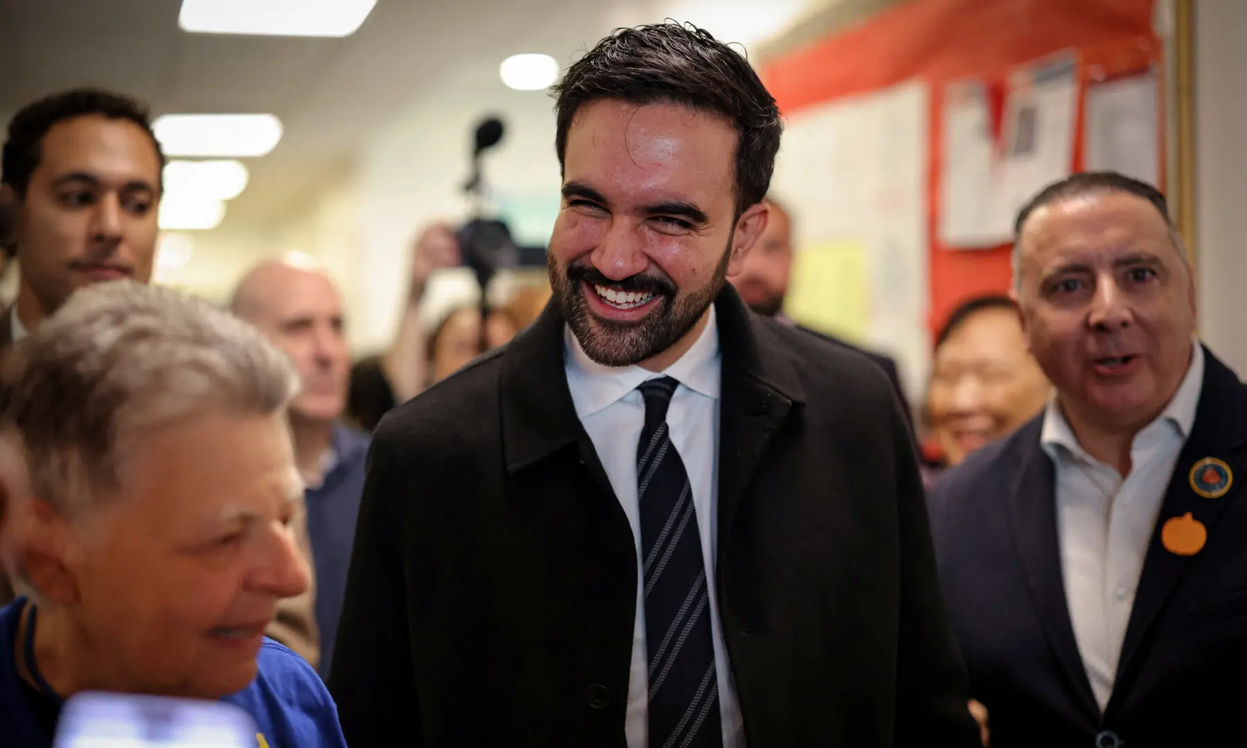  Democratic candidate for New York City mayor, Zohran Mamdani, arrives for a campaign event at a senior centre in Manhattan&rsquo;s Lower East Side neighbourhood of New York City, US on Oct 31, 2025. &mdash; Reuters 