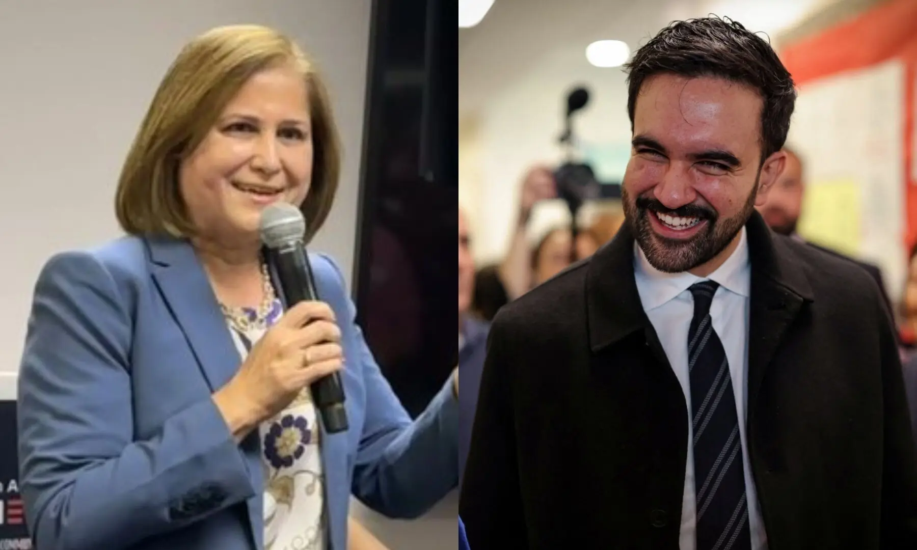 This photo combo shows Democratic candidate for Virginia&rsquo;s lieutenant governor Ghazala Hashmi (L) and Democratic candidate for New York City mayor Zohran Mamdani (R). &mdash; X/SenatorHashmi /Reuters