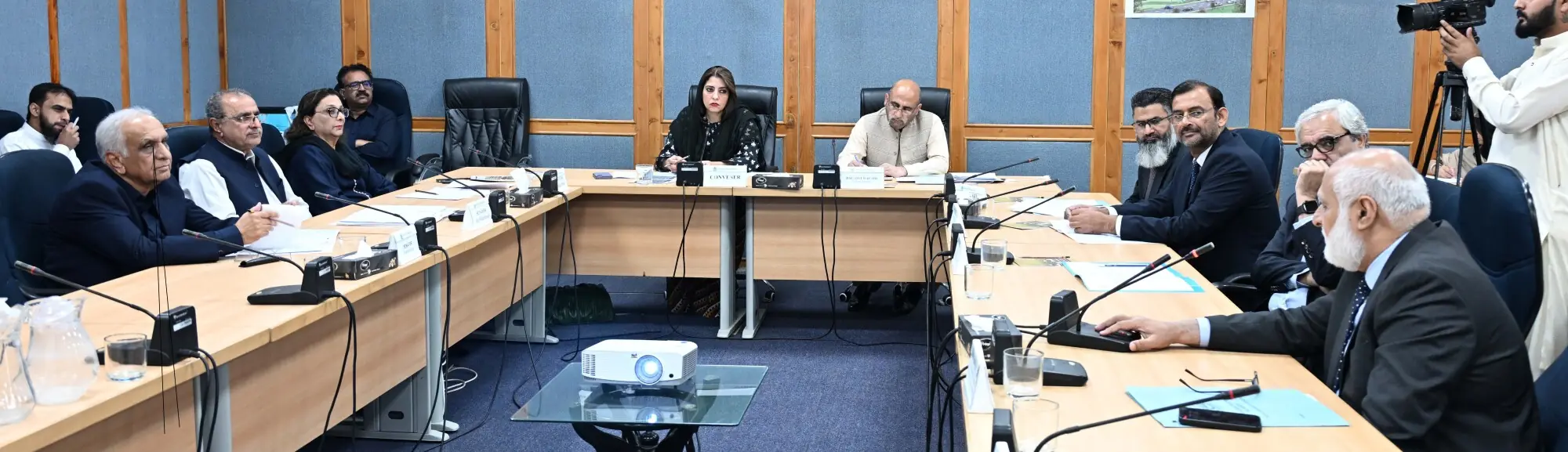 Senator Palwasha Mohammad Zai Khan presided over a meeting of the Senate Committee on Rules and Procedure on Monday. — Photo courtesy Senate website Senator Palwasha Mohammad Zai Khan presided over a meeting of the Senate Committee on Rules and Procedure on Monday. — Photo courtesy Senate website