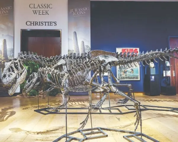 یہ ڈھانچے گزشتہ سال کرسٹیز نیلام گھر سے 1 کروڑ 24 لاکھ پاؤنڈ میں خریدے گئے تھے — فائل فوٹو: رائٹرز یہ ڈھانچے گزشتہ سال کرسٹیز نیلام گھر سے 1 کروڑ 24 لاکھ پاؤنڈ میں خریدے گئے تھے — فائل فوٹو: رائٹرز