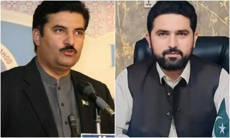 A combination photo of Khyber Pakhtunkhwa Governor Faisal Karim Kundi and Chief Minister Sohail Afridi. &mdash; X/Facebook/Muhammad Sohail Afridi/File