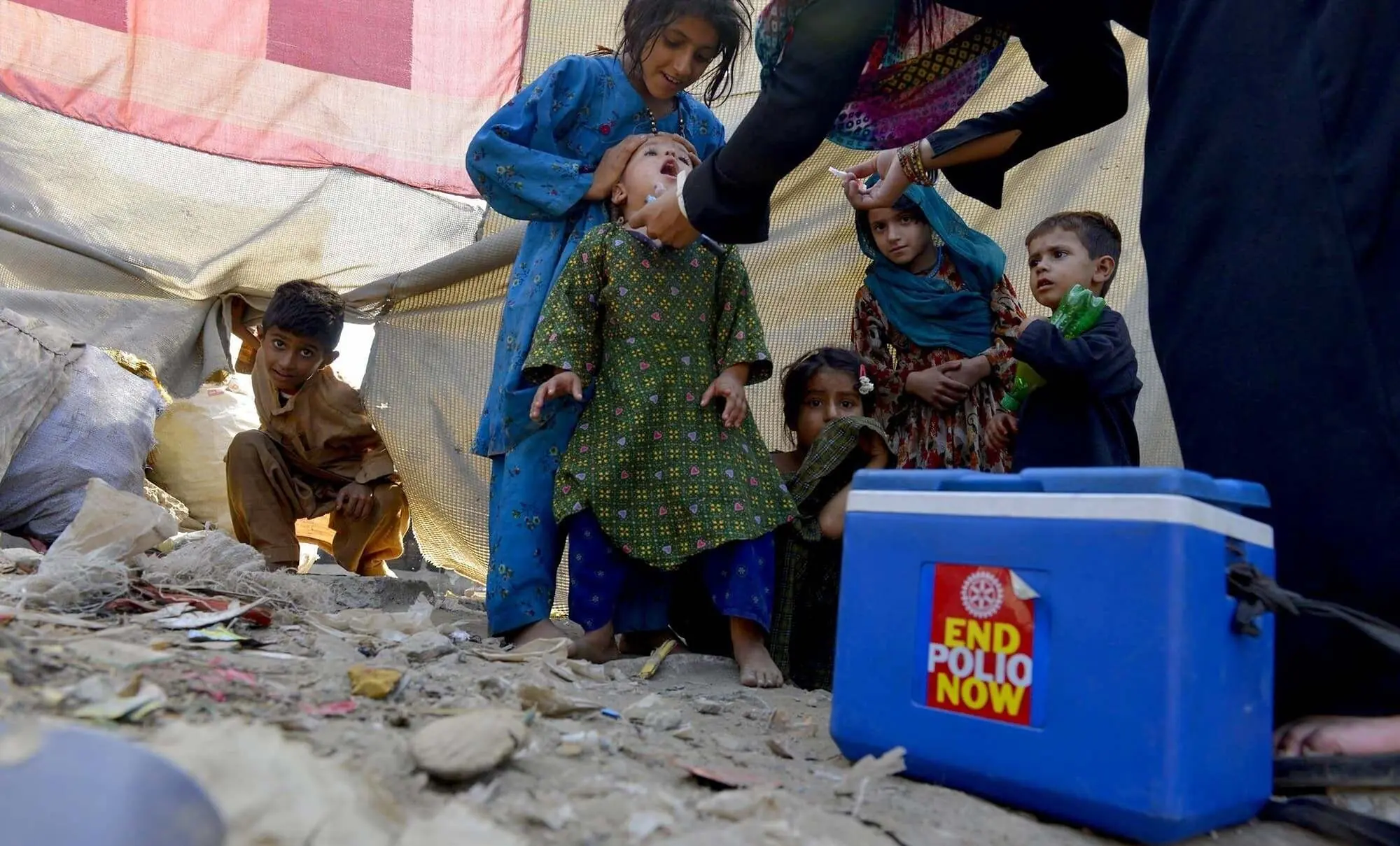 Pakistan is one of the two countries in the world that have been unable to eradicate polio. &mdash; AFP/File