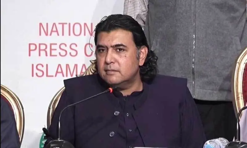 TTAP Vice Chairman Mustafa Nawaz Khokhar addresses a press conference in Islamabad on Nov 9, 2025. &mdash; DawnNewsTV