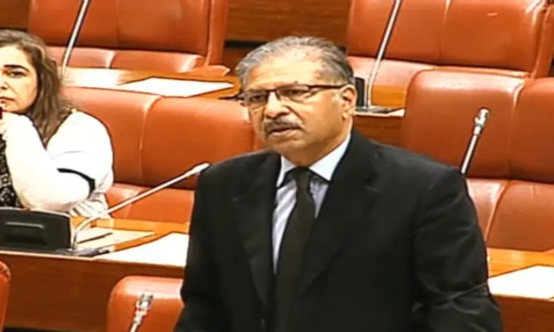 PTI Senator Ali Zafar addresses a Senate session on Nov 9, 2025. — screengrab via YouTube/ PTV Parliament PTI Senator Ali Zafar addresses a Senate session on Nov 9, 2025. — screengrab via YouTube/ PTV Parliament