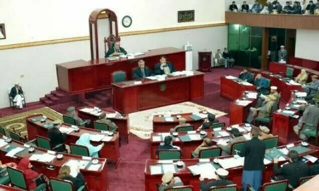 A file view of a session of the Gilgit-Baltistan Assembly. &mdash; Photo courtesy Radio Pakistan