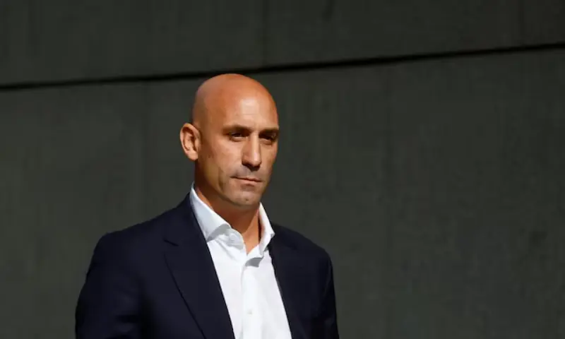 Former president of the Royal Spanish Football Federation Luis Rubiales arrives at the high court in Madrid, Spain on September 15, 2023. &mdash; Reuters/File