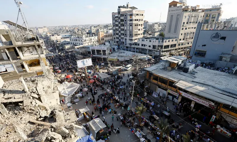 Fresh US draft on Gaza mentions path to Palestinian statehood while Russia submits counter proposal