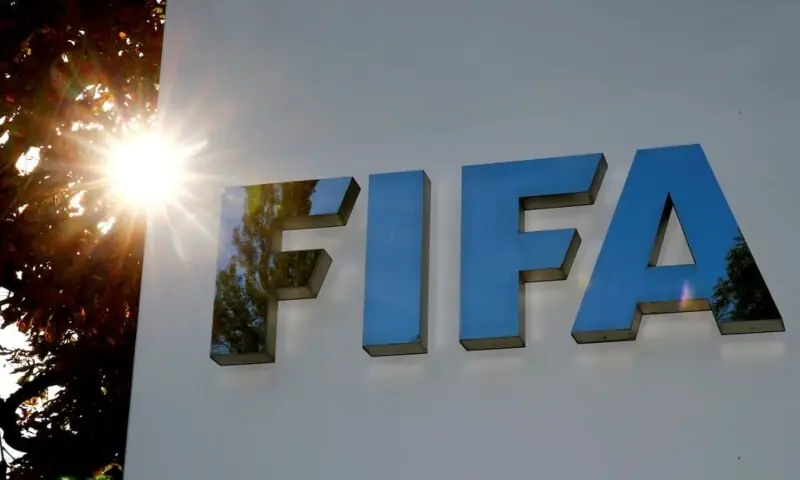 The logo of FIFA is seen in front of its headquarters in Zurich, Switzerland on September 26, 2017. — Reuters/File The logo of FIFA is seen in front of its headquarters in Zurich, Switzerland on September 26, 2017. — Reuters/File