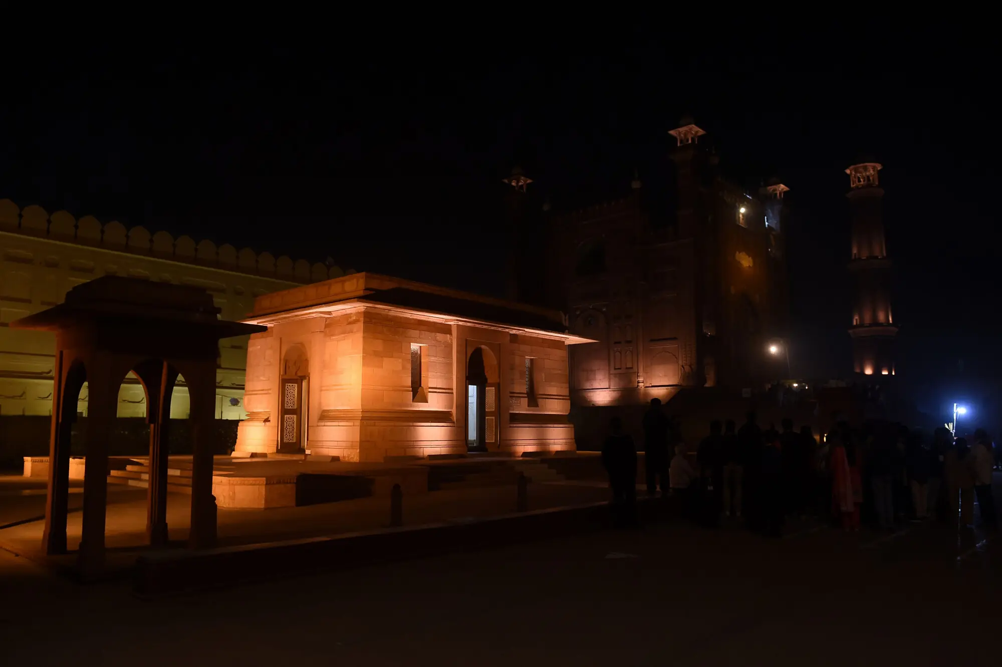 An image of Allama Iqbal's mausoleum in the walled city of Lahore on November 15. —White Star/Murtaza Ali